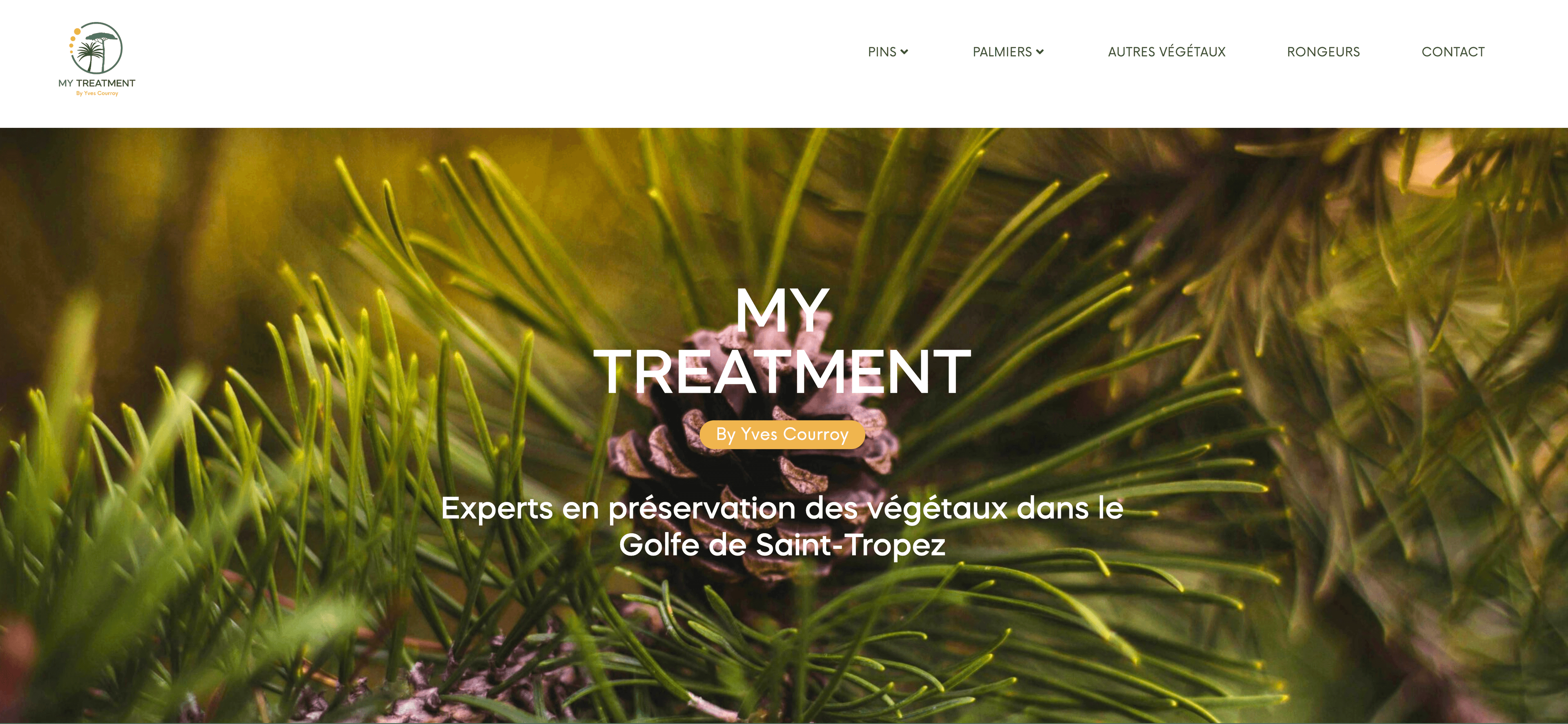 Projet My Treatment - site web réalisé par Webpro Développement
